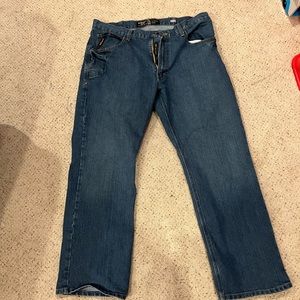 Ariat M4 durastretch relaxed boot jeans 38 by 30.